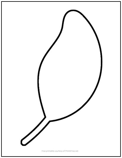 Beech Leaf Cutout Shape Large