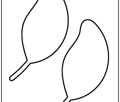 Beech Leaf Cutout Shapes Medium Beech Leaf Cutout Shapes Medium