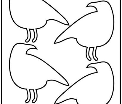 Black Crow Cutout Shapes Small Black Crow Cutout Shapes Small