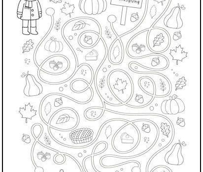 Thanksgiving Dinner Maze