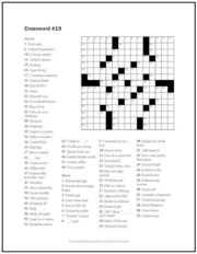 Free Printable Crossword Puzzles | Page 2 | Print it Free
