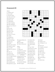 crossword puzzles printable