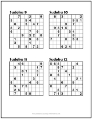 Free Printable Sudoku Puzzles | Print it Free
