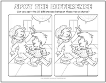 Free Printable Spot the Difference Picture Puzzles | Page 2 | Print it Free