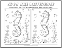 Activities for kids printable. Find the differences Pokemon 44