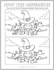 Free Printable Halloween-Themed Pages | Print it Free