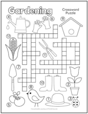 Free Printable Kids Crossword Puzzles | Print it Free