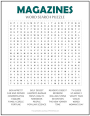 Free Printable Word Search Puzzles | Page 3 | Print it Free