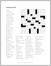Free Printable Crossword Puzzles | Page 4 | Print it Free