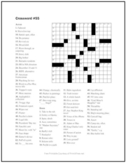 Free Printable Crossword Puzzles | Page 5 | Print it Free