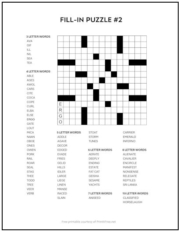 Fill-In Puzzle #2