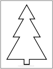 Evergreen Tree Cutout Shape Large