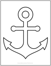 Anchor Cutout Shape Large