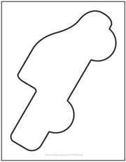 Pickup Truck Cutout Shape Large