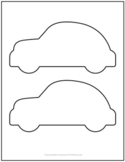 Automobile Cutout Shapes Medium