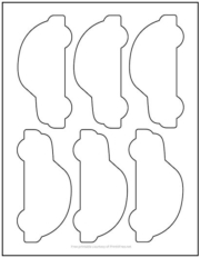 Automobile Cutout Shapes Small