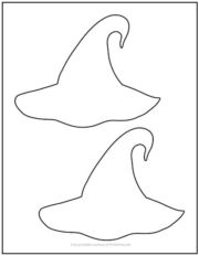 Witch's Hat Cutout Shapes Medium